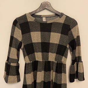 Buffalo Plaid Midi Dress